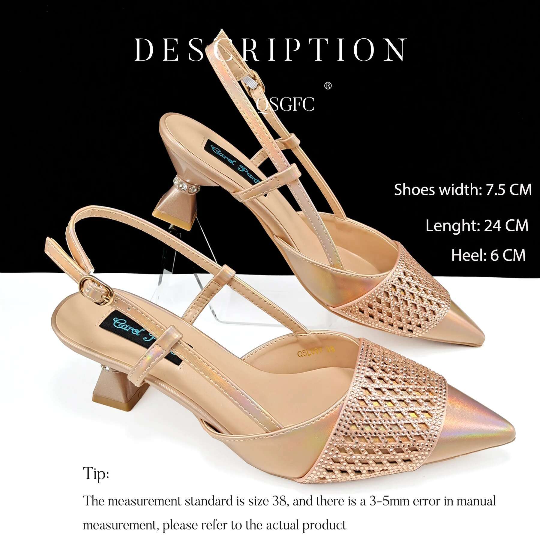Nigeria Fashion Rhie-encrusted Ladies Party Special bag High Heels And Dual Purpose Mini Bag Women's Shoes