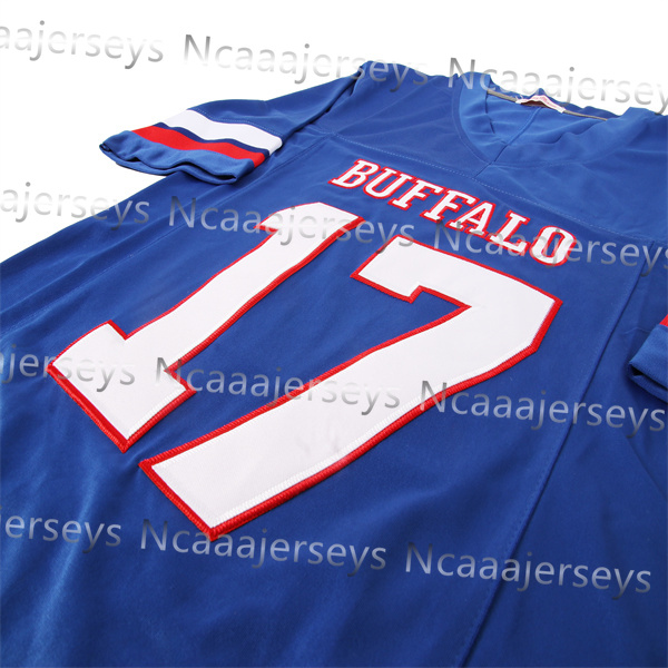 Blue/White Football Jerseys 0 Keon Dalton Kincaid Allen Damar Ham Dawson Knox Jim Kelly Jersey James Cook Khalil Shakir Terrel Bernar jersey for men/Y