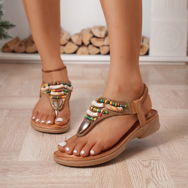 Women's Stylish Flat-Bottom Rhie Comfortable Sandals