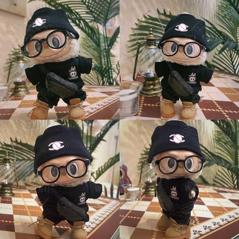 Doll Apparel New Arrival Monster Labubu Series Light Clothes Suit Bag Pants Shoes Camera Hat 1/2 Nd Cute Toys Birthday Gifts H250116 ZSXQ