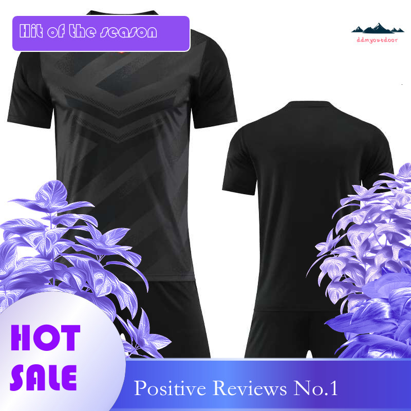 Ddmyoutdoor China Domestic Soccer Training Suit Adult Outdoor Uniform Blank Custom Fashion Football Set Comfortable D Print Shirts Shorts Quick Dry Se