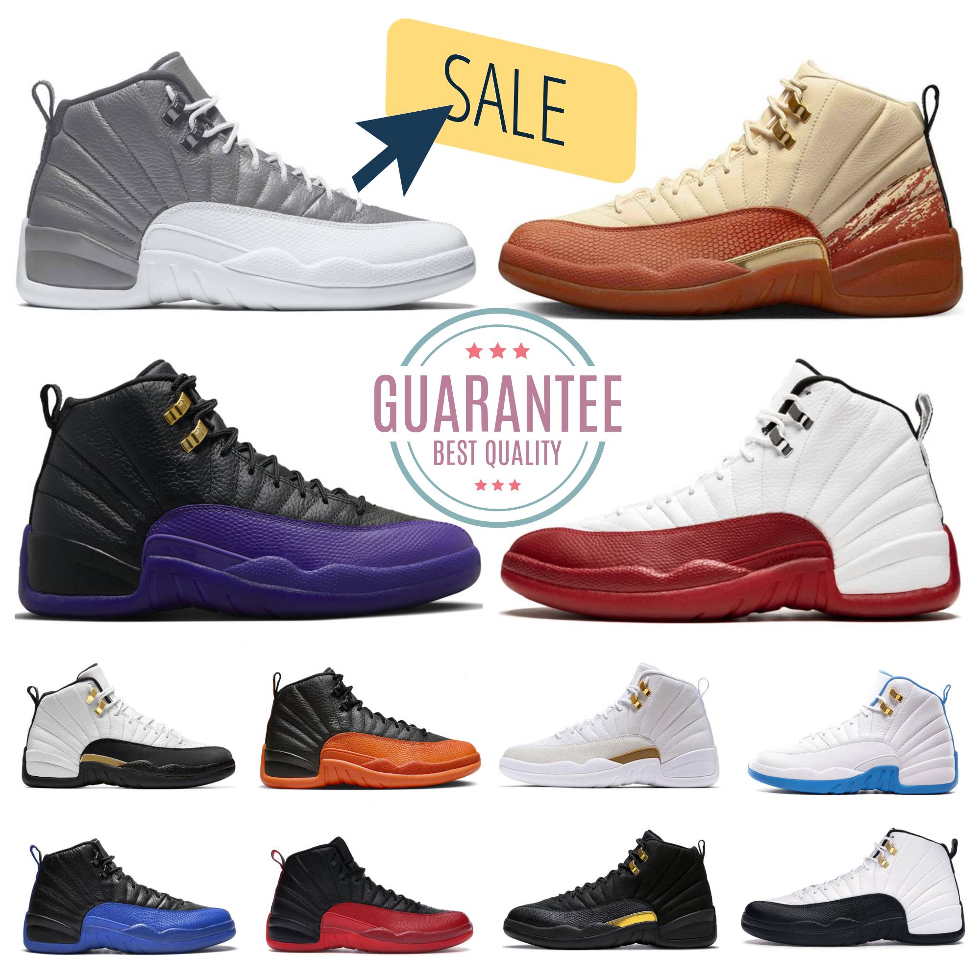 2025 mens jump basketball shoes 12 s for man designer og Taxi Flip Blueberry Brilliant Orange Field Purple Wolf Grey Floral Royalty Utility 12s sneakers sports size 13