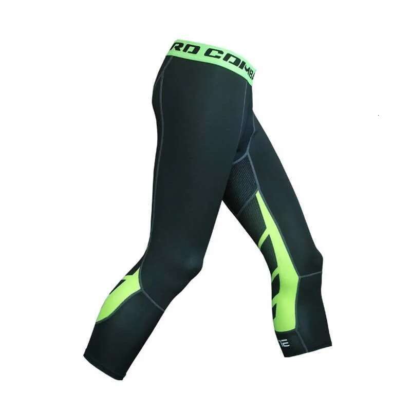 Ddmytiger China Domestic Men Pro Compression Quick Dry Cropped Running Tights Pants Train Yoga GYM Exercise Fiess Workout Sport Leggings UX Ddmytiger