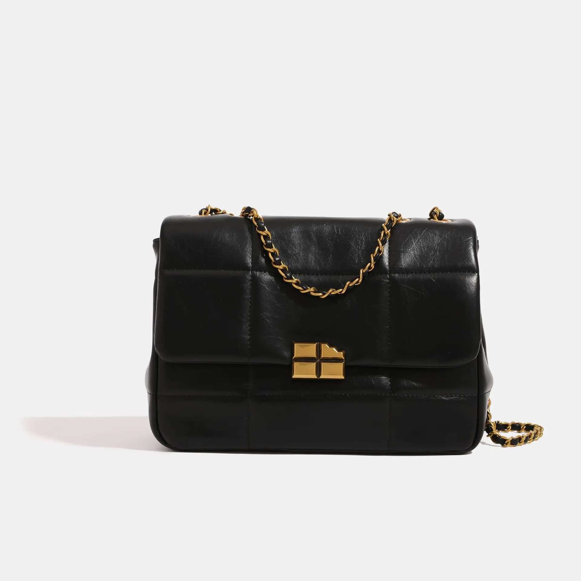 Maxdutti Quilted Dia Chain For Women New Soft And Smart Underarm Retro Versatile One Shoulder Crossbody Bag