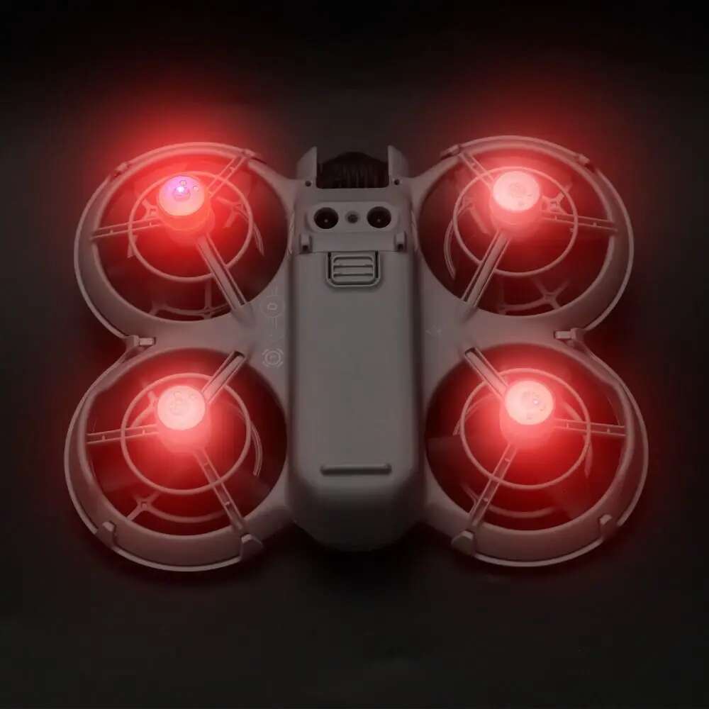 2 / 4pcs Universal Avertissement Vol Night Mini Strobe LED LED FLASH Light ACCESSOIRES DRONES LAMPE Signal pour DJI NEO