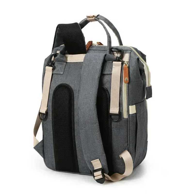 USB Mummy Bag Diaper Bag Baby Care Large Capaci Mom Backpack Mummy Materni Wet Bags Waterproof Baby Pregnant Nappy BackpackXJ250117