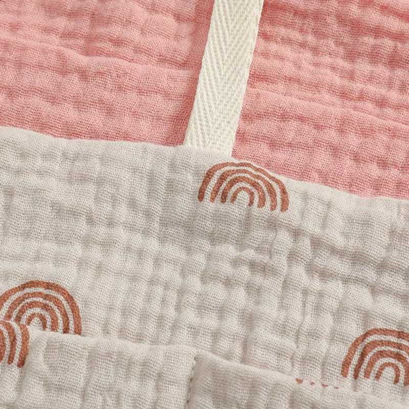 Baby bedside dual-pocket storage bag Portable diaper storage bag Newborn bedside multi-functional storage bag cuteXJ250117