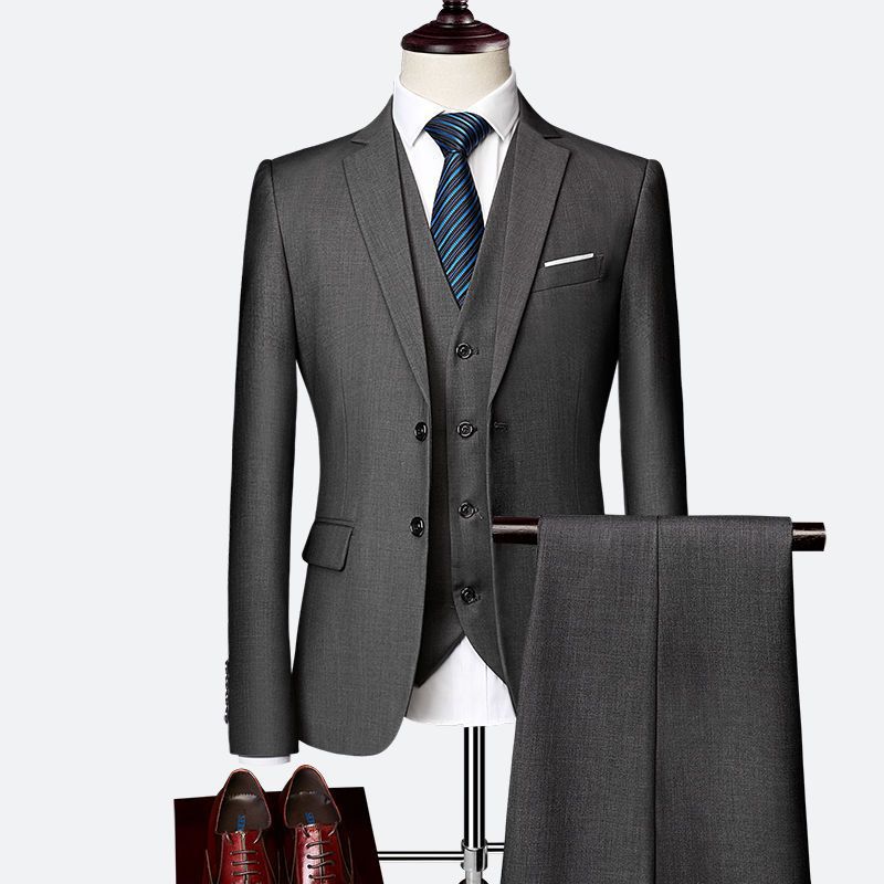 K788 Men's Formal Dress with Gradient Sequins - Colorful Suit Jacket for Stage Shows and Hosting Events