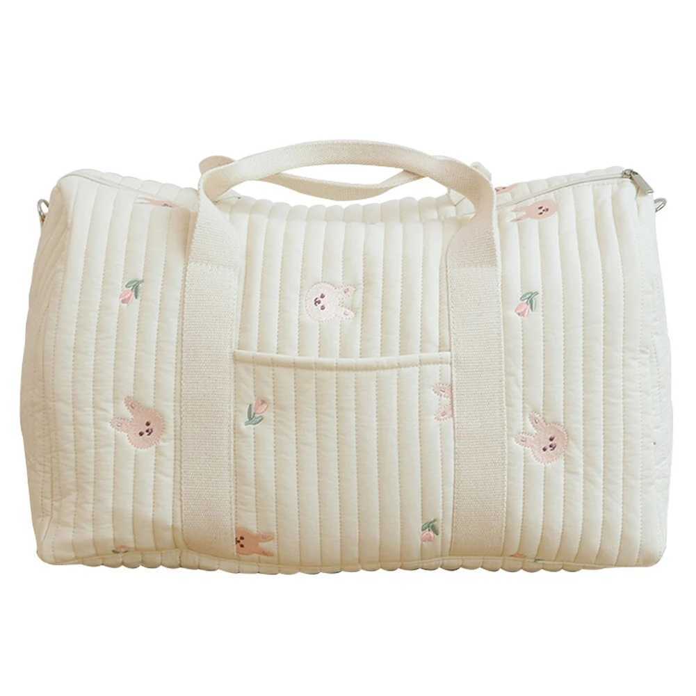 Baby Diaper Bag Embroidered Shoulder Bag Cute Messenger Bag Mom Bag Storage Bag Luggage Tote Bag for TravelXJ250117