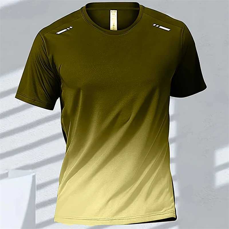 Mens 3D Printed T-shirt Women Sports Running Tshirt Daily Quick Dry Gradient Short Sleeve Tee Kids Outdoor Graphic Tees TopsXJ250117