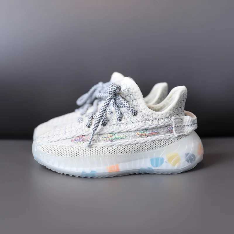 Athletic Outdoor Children Shoes Casual Fashion Breathable Boys Girls Sports Running Shoes Soft Bottom Non-Slip Kids SneakersY250116F3P4