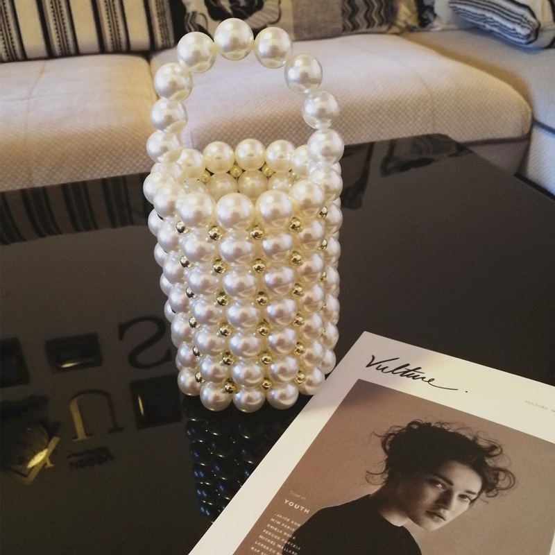 Chic Small Bejeweled Evening Tote - Fresh Summer Design