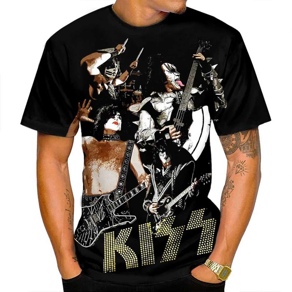 Summer fashion trend personalized mens hip-hop 3D printed color casual and comfortable short sleeved T-shirtXJ250117