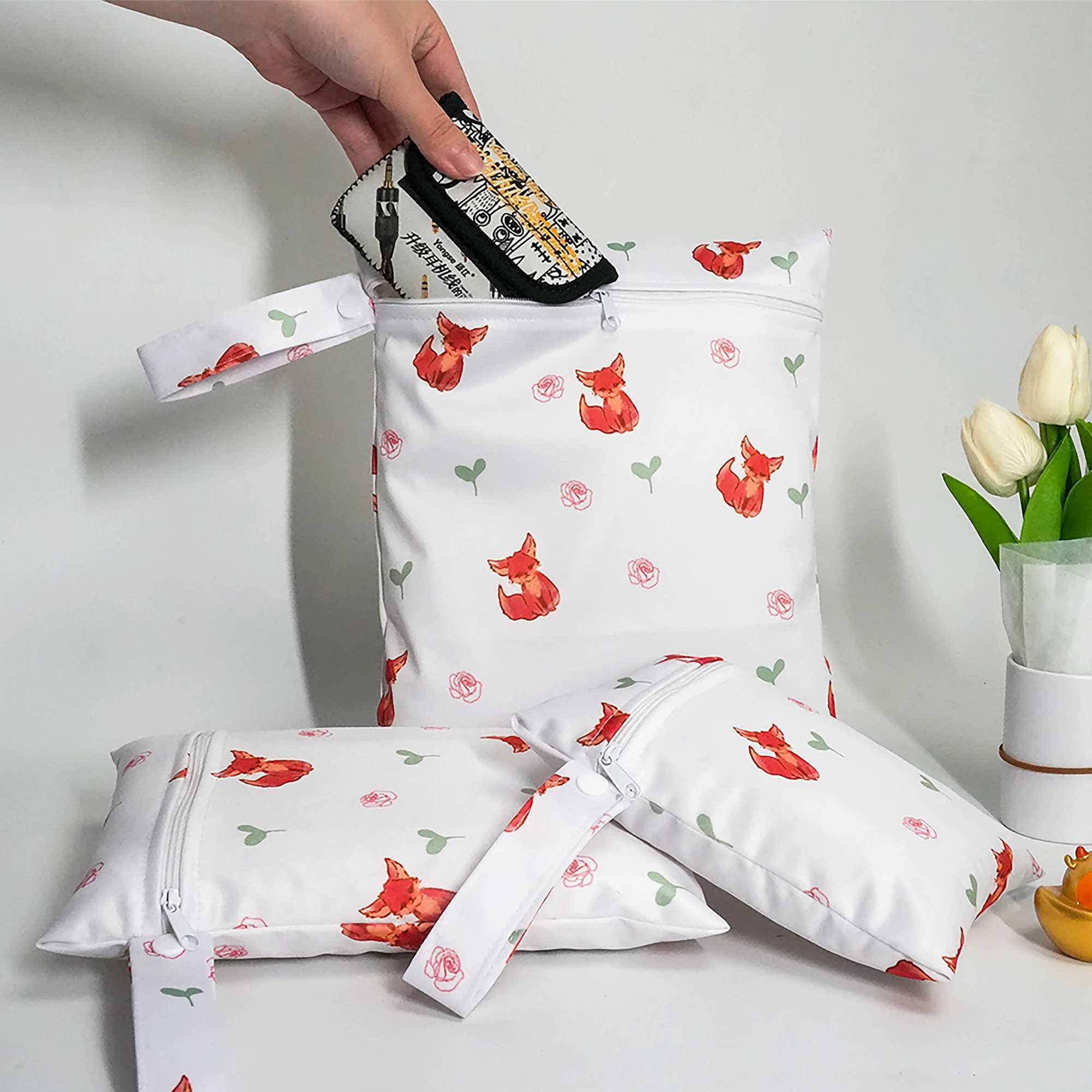 BIAI 3PCS Different Size Wet Storage Bag Baby Diapers Bag Travel Storage Wet Bags For Swimming Sports Christmas GiftXJ250117