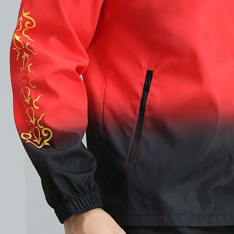 Ddmytiger China Domestic Men Sports Coats Running Training Print Fashion Casual Zipper Hoodie Quick Dry Outdoor Streetwear Breathable Patchwork Cardig