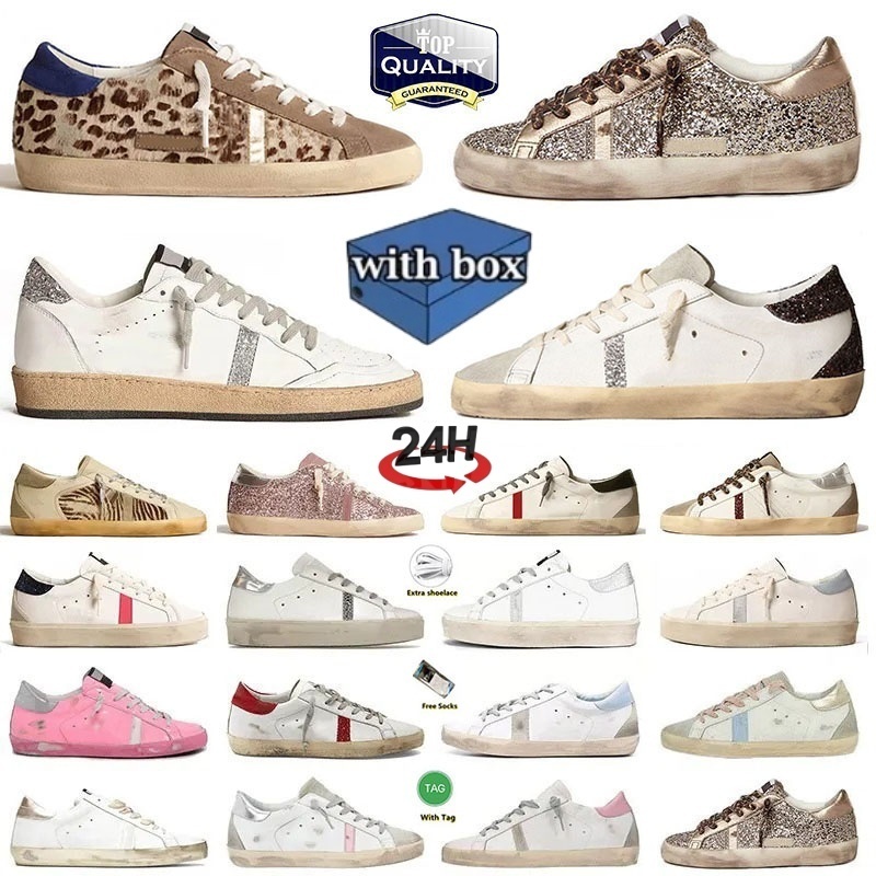 With Box Designer Dirty Old Casual shoes star Sneakers Men Women Platform Italy Black white Green Men Loafers luxury Outdoor Sports Trainers fashion shoe