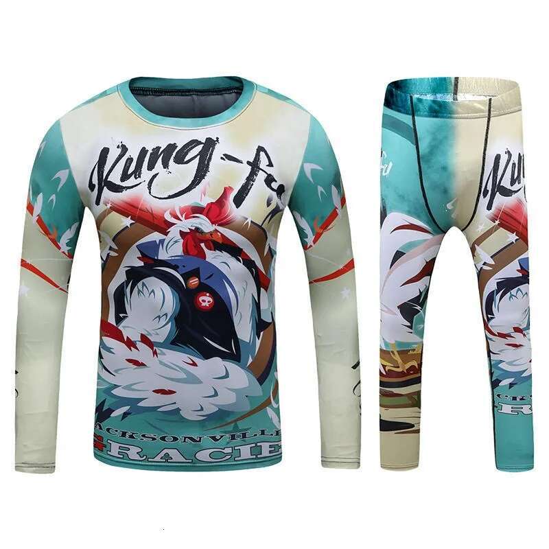 Ddmytiger China Domestic Kid S Gym MMA Bo Jerseys Baby Boys Compression Sport Set Suit Rashguard Kickbo Tight Trousers Children BJJ Sportsuit Ddmytige