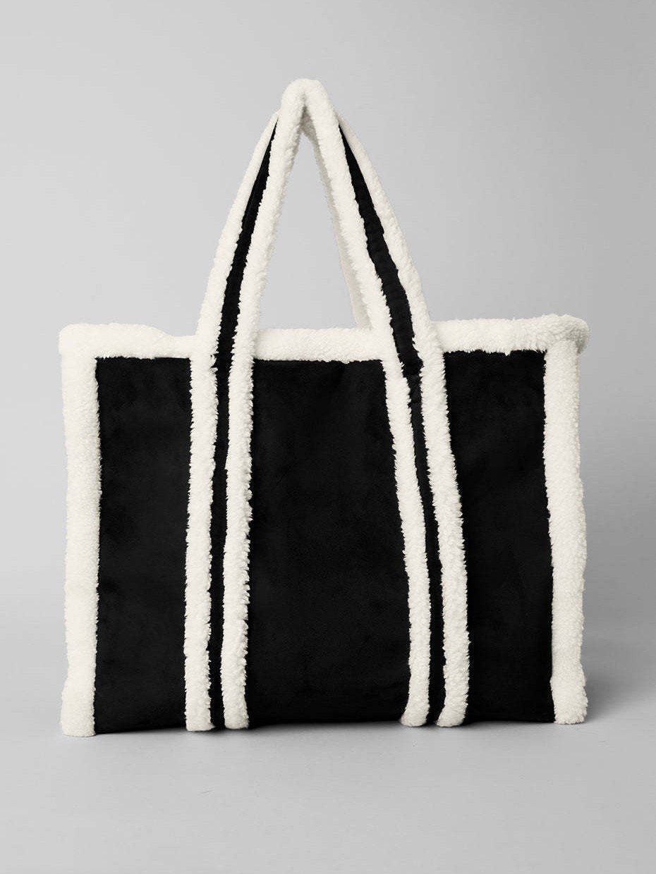 2025--Classic Plush Underarm Tote Bag with High Sense and Versatile Large-capacity Manual Bill of Lading Shoulder Bag 219