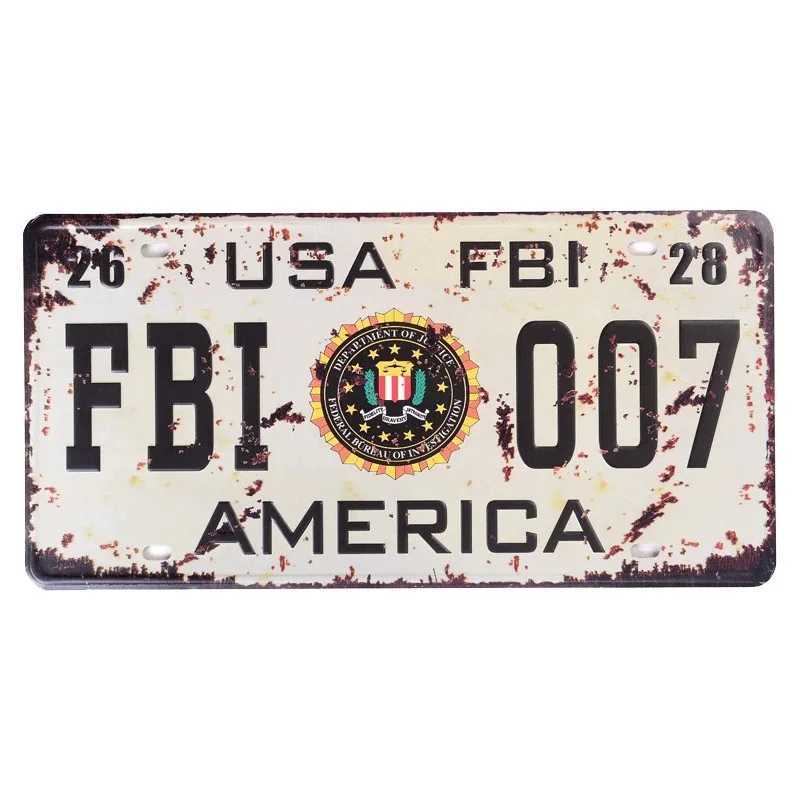 Vintage Route 66 Car Number License Plate Plaque Metal Tin Sign Poster For Workshop Bar Club Man Cave Garage Wall Home DecorXJ250116