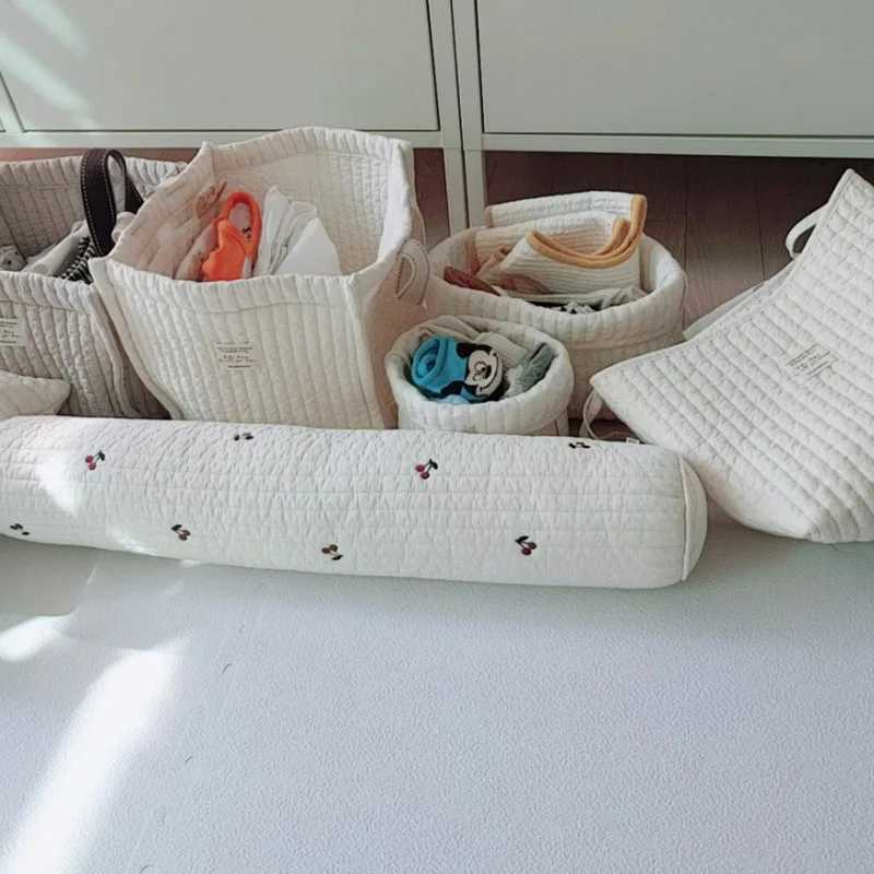 Multi Functionation Large Capaci Solid Toddler Babys Toy Storage Bags Cotton Mommy Newborn Baby Diaper BagsXJ250117