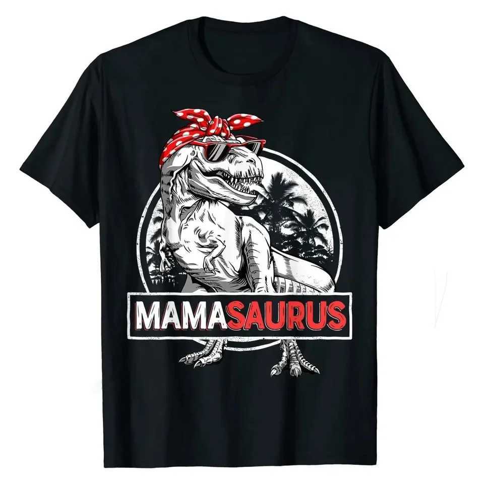 Papasaurus T shirt T rex Papa Saurus Dinosaur Men Dad Daddy Classic Cotton Boy Tops Tees Crazy Faddish T Shirts StreetwearXJ250117