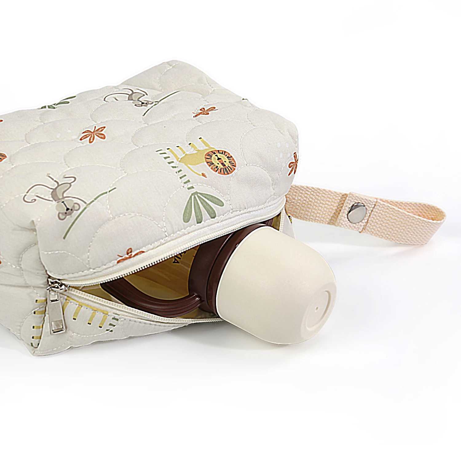 Diaper Bag Embroidery Mommy Bag Convenient Baby Bottle and Supplies Storage Bag Diaper Storage Bag Baby Storage BagXJ250117