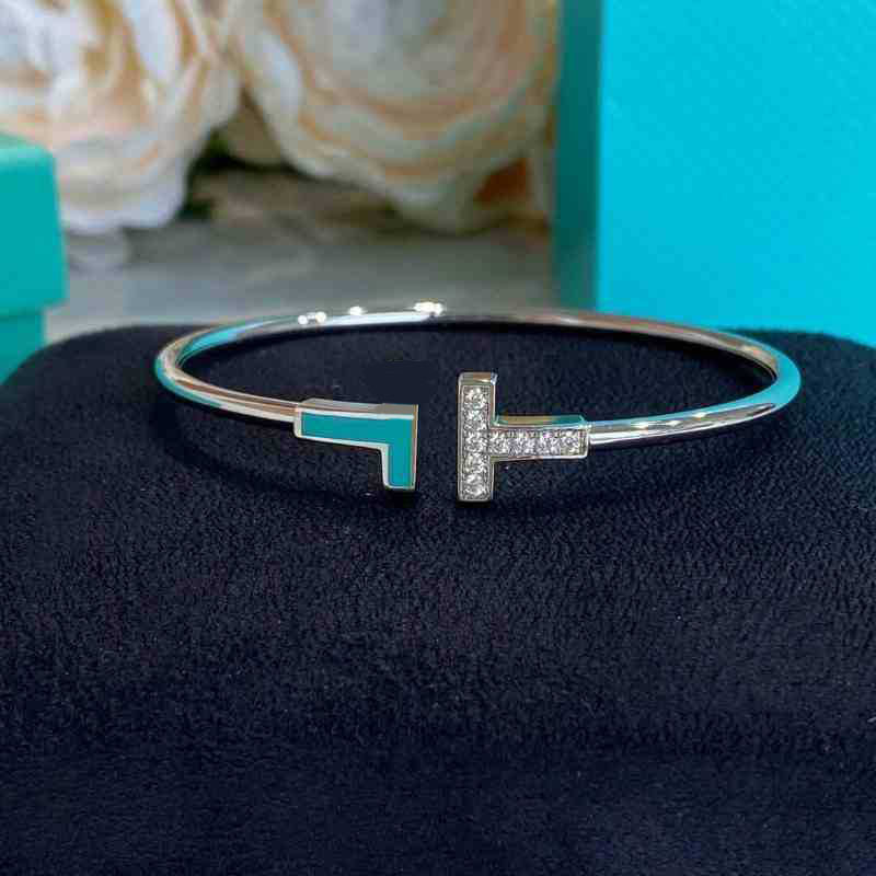 bracelet designer bracelet luxury bracelet brand designer for women jewelrys Bangle High Quality Trendy for Women Men bracelet homme Memorial Diamond setting TT