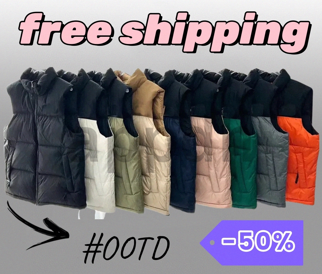 Designer Vest Men Topthe Jacket Mens Women Down Sleeveless Autumn Winter Jacket Camouflage Puffer Montage Jacket