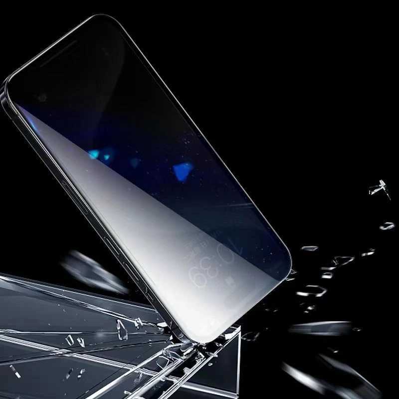 4 PCS Anti-spy Tempered Glass For iPhone 15 Pro Max 13Pro Full Cover Screen Protector For iPhone 16ProMax 13 Anti-peep Glass O250116