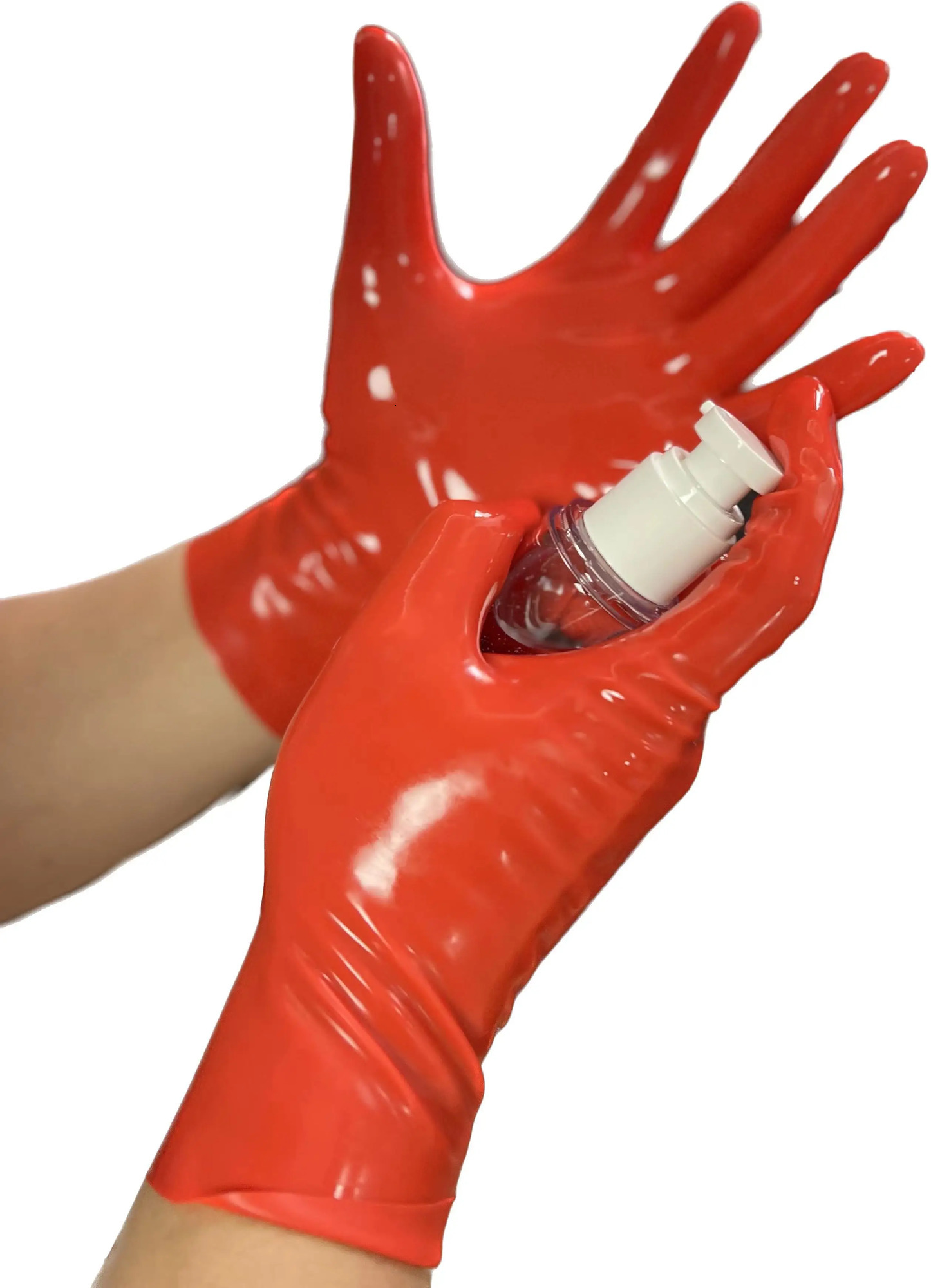 men Latex Gloves rubber socks Sexy Black Short Adult Unisex Seamless chlorine Onetime molding fetish wear 250115