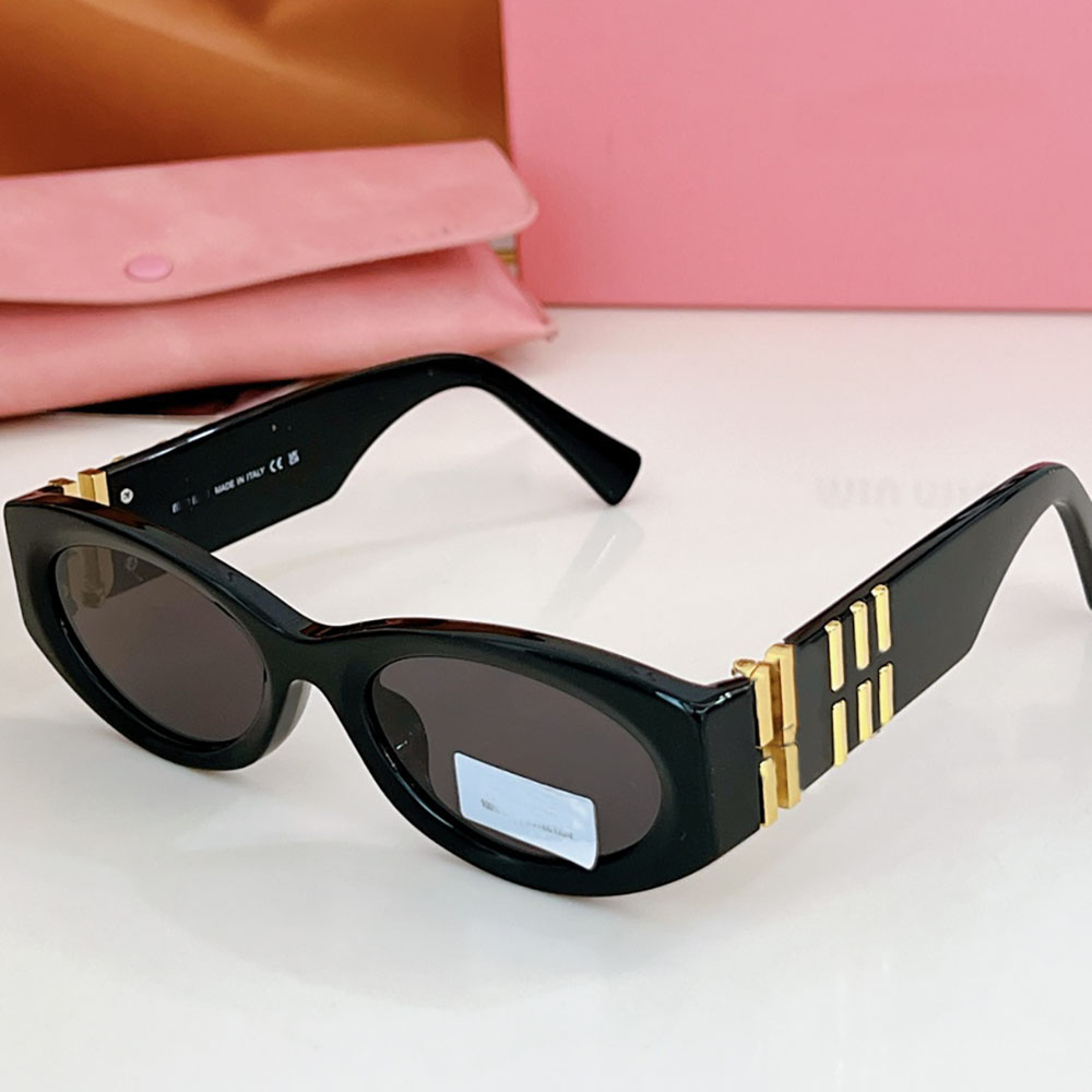 High quality muimuus sunglasses SMU09WS/11WS Sunglasses 2025 European and American Fashion Designer Glasses Retro Small Square Frame Letter Logo Sunglasses