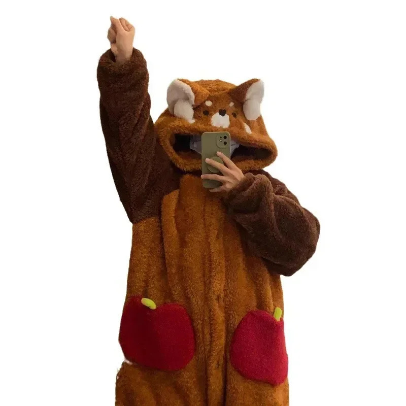 Adult raccoon costumes cartoon pajamas Halloween roleplaying animal 250110