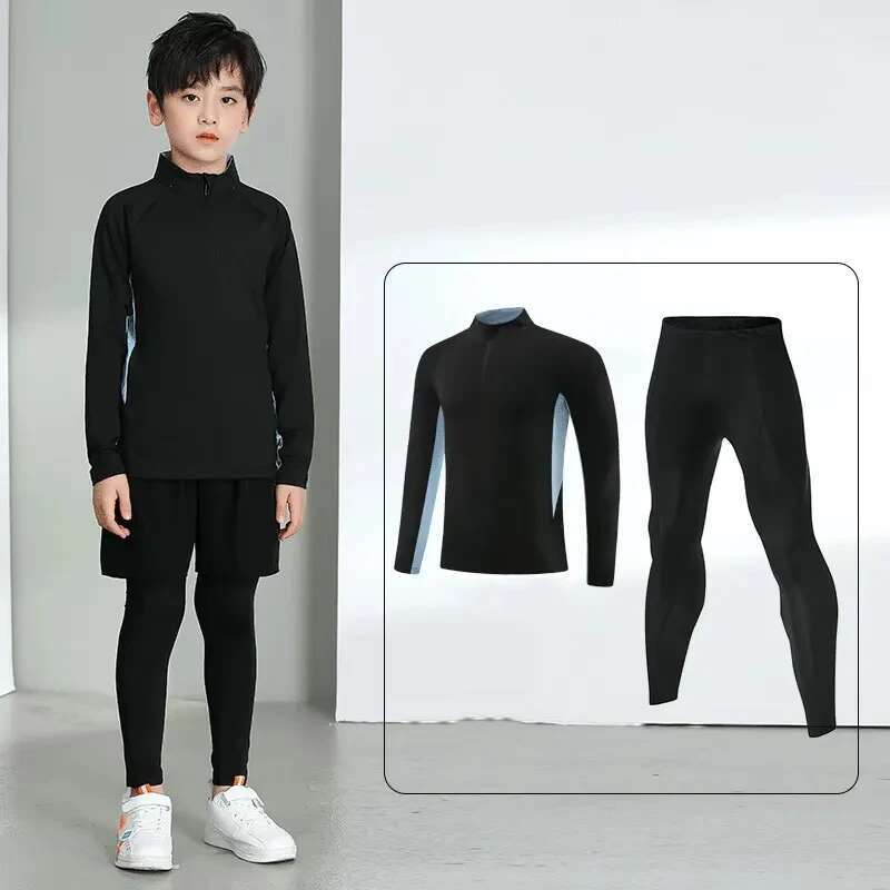 Ddmytiger China Domestic Men Kids Football Sets Children Boy Girl Fiess Basketball Running Exercise Training Sports Bottoming Top Tee Legging Pant Ddm