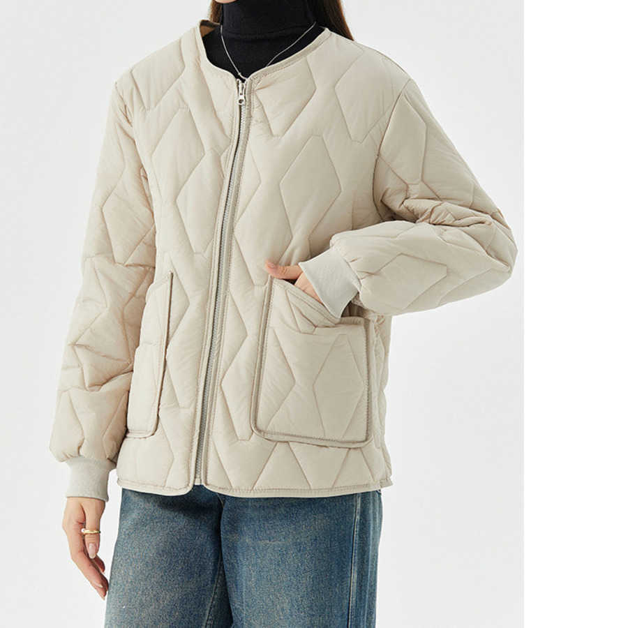 Winter Womens Fat Increase Thickening Plush Zipper Warm Long Sleeve Cotton Jacket Womens Cotton Jacket Women Jackets Coat 241209