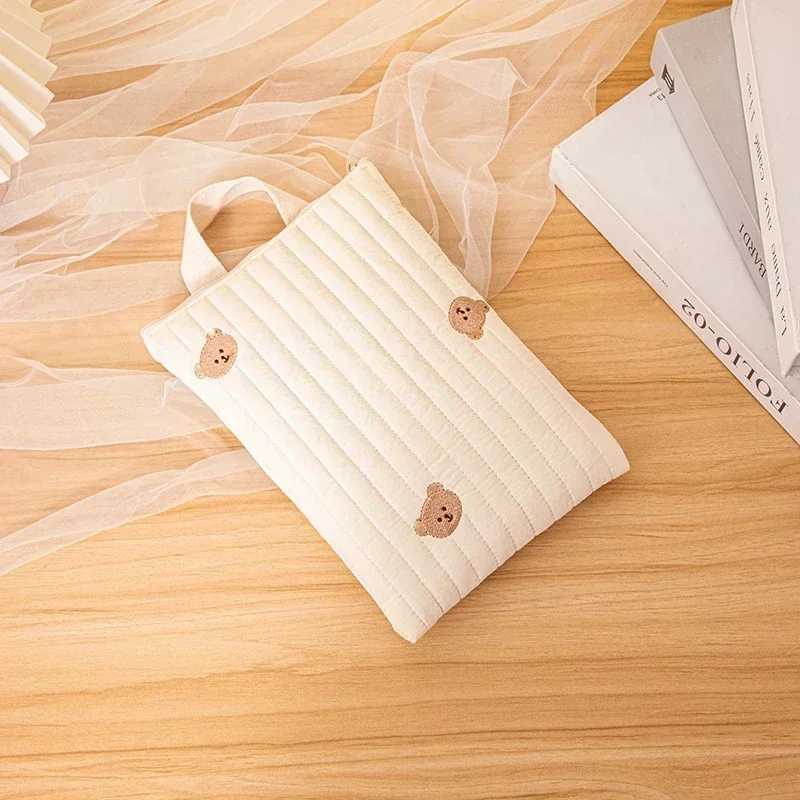 Cotton Baby Diaper Bag Nappy Pouch Travel Stroller Storage Bags South Koreas Ins Cute Bear Embroidery Mommy Bag HandbagsXJ250117