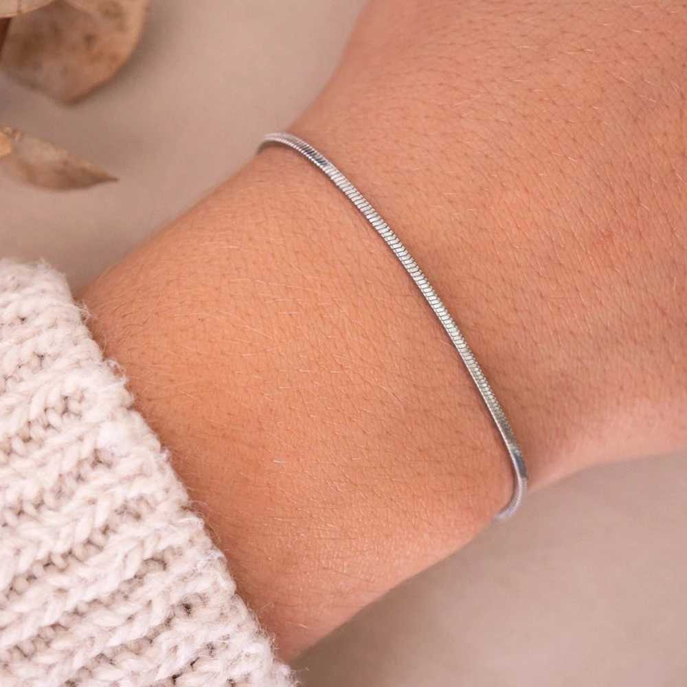 Hot Sale Stainl Steel Snake Chain Bracelet Fashion Jewelry For Men Women Stainl Steel Link BraceletXJ250117