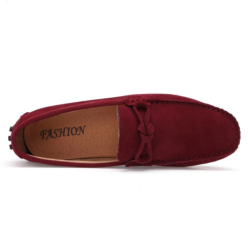 Men Loafers Walking Footwear Men Comfy Boat Casual Shoes Men Comfy Suede Shoes Men Flat Shoes Italian Shoes Lightweight 250113