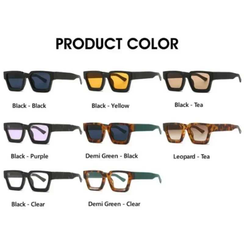 New Retro Classic Square Sunglasses For Women Men Fashion Luxury Brand Vintage Frame Sun Glasses Modern Female Male Shades UV40 W250116