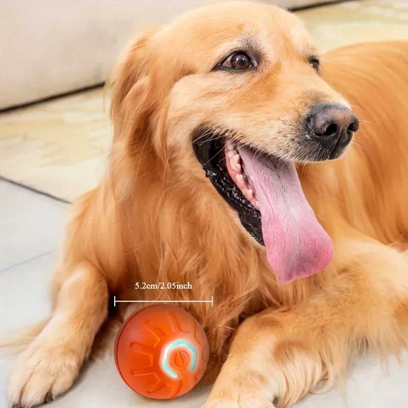 free shipping 1-10PCS Smart Dog Electronic Interactive Pet Toy Ball USB Autatic Moving Bounce Suitable for Puppy GiftT250117