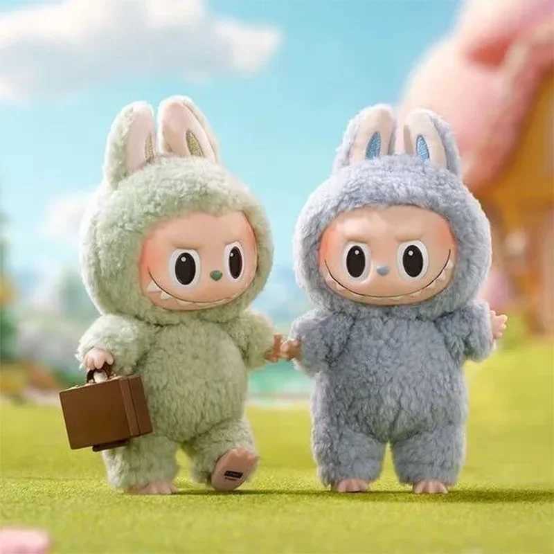 17cm Labubu Exciting Blind Box Action Anime Figures Cute Mystery box Toys Pvc Doll And Hobbies Ornaments Valentines Day Gifts