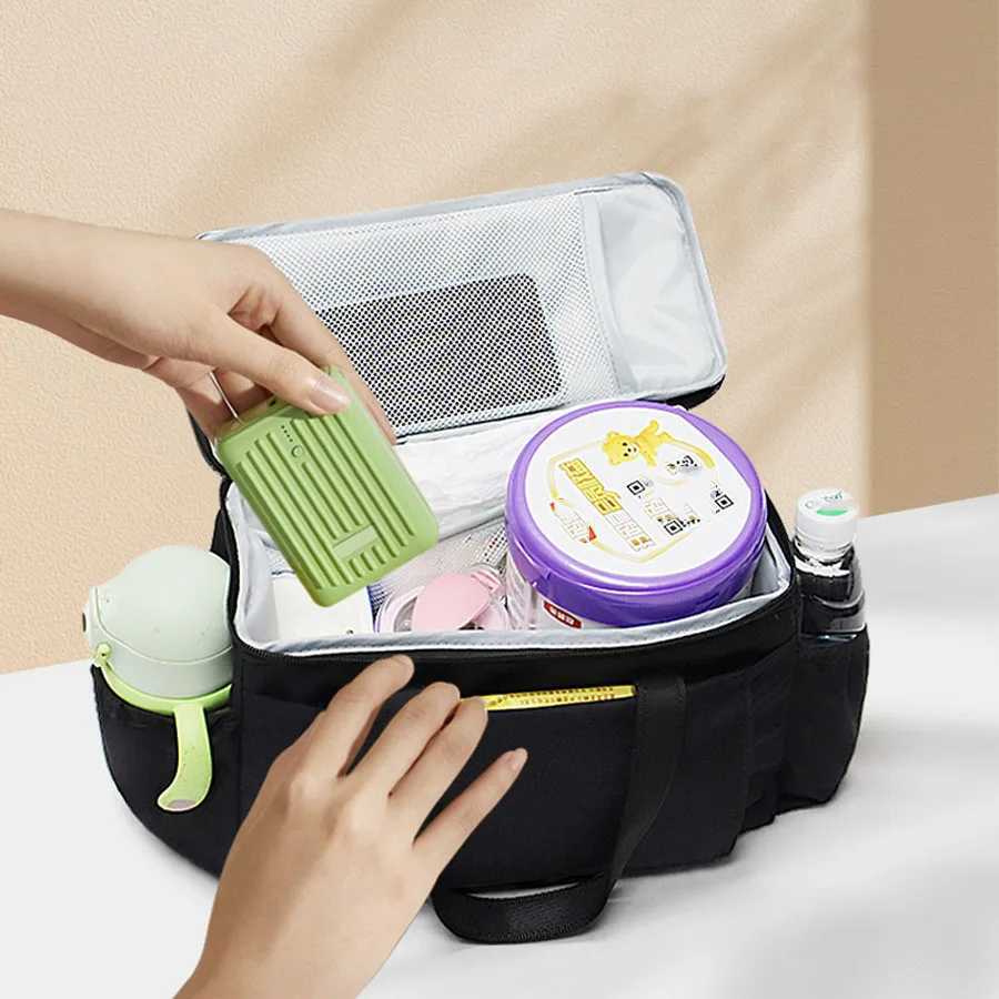 Baby Stroller Storage Bag Mummy Large Capaci Travel Hanging Bag Phone Bottle Holder Pram Diaper Bags Baby Stroller AccessoriesXJ250117