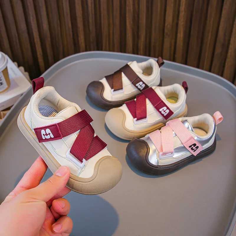 Athletic Outdoor New Children Sneakers Kids Casual Shoes Hoop Loop Sports Shoe Boys Girls Flexible Tennis Infant Baby Non-slip Flat Shoes C260130