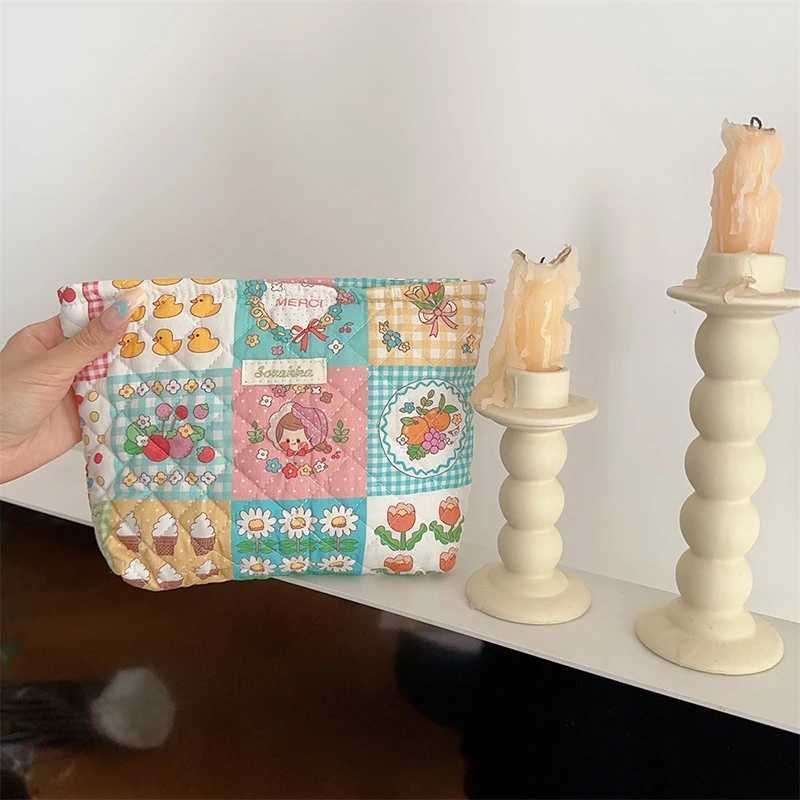 Baby Diapers Storage Bag Portable Travel Baby Washing Supplies Zipper Storage Bag Fashion Flower Large-Capaci Storage HandbagXJ250117