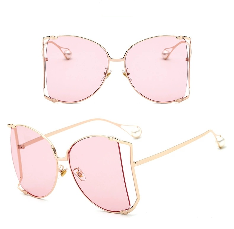 Designer Sunglasses For Women Men New Round Moodel Sun Glasses Fashion Classic Sunglass Luxury Polarized Pilot PC Frame Oversized UV400 Eyewear