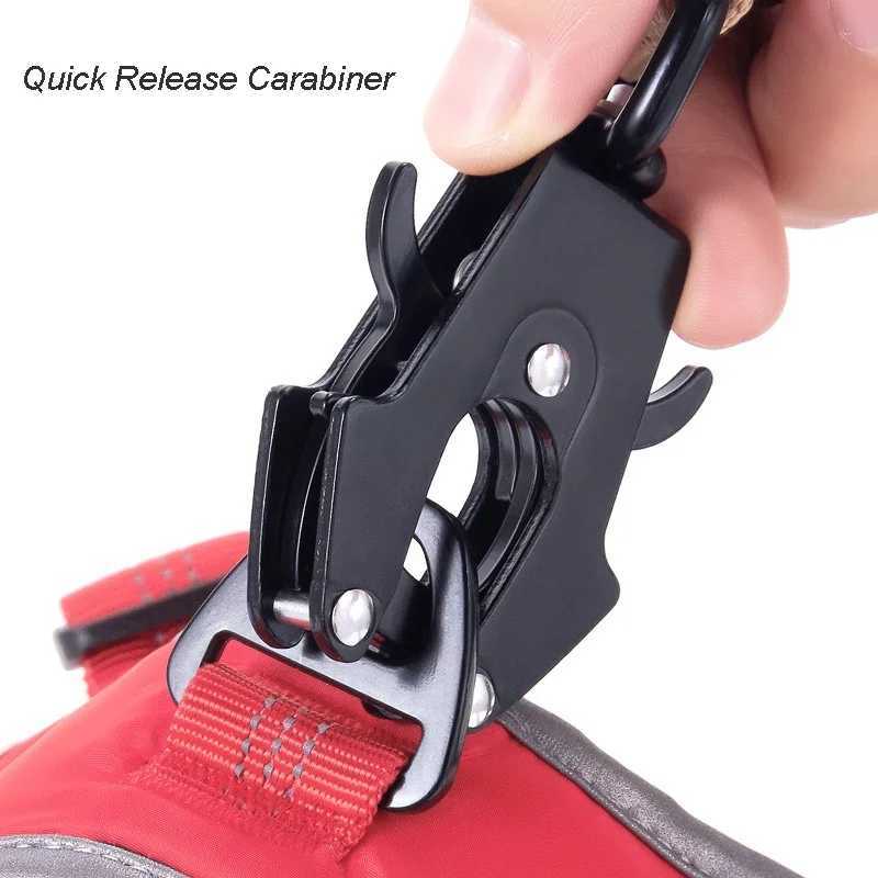 Heavy tactical bungee jumping dog strap without Pl dog strap reflective impact absorbing pet strap car seat pet strap Y250412