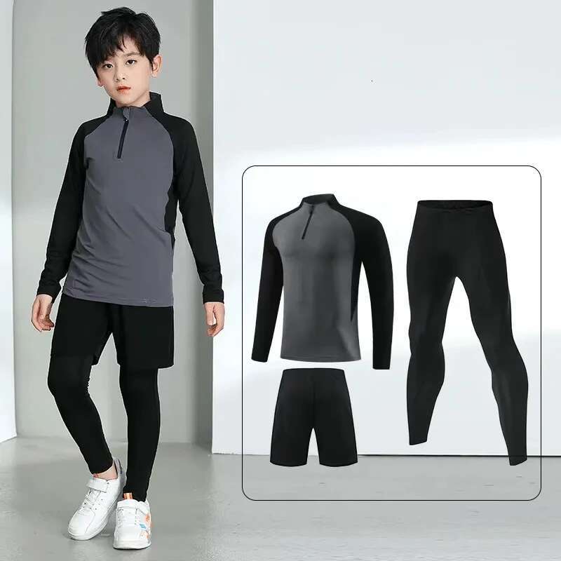 Ddmytiger China Domestic Men Kids Football Sets Children Boy Girl Fiess Basketball Running Exercise Training Sports Bottoming Top Tee Legging Pant Ddm