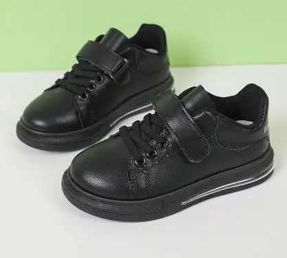 Athletic Outdoor New Boy Shoes Kids Sport Running Shoe Casual Girls Walking Shoes Leather Soft Soled Children Small White ShoeY250116NH0F