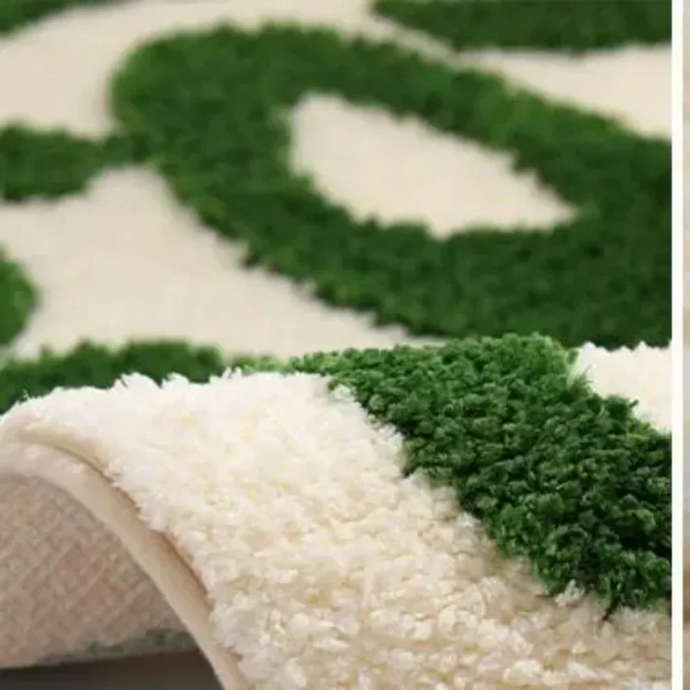 Simple Home Decor You Look Good Faux Cashmere Carpet Non-slip Bottom Bedroom Study Small Carpet Washable 250115