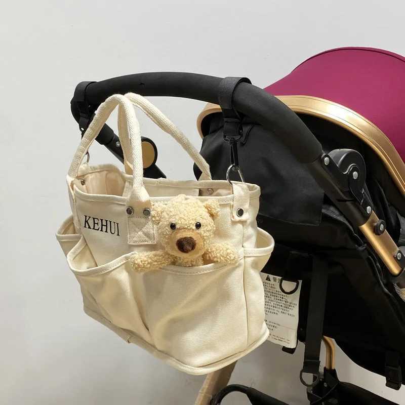 Sle Canvas Tote and Crossbody Diaper Bag Large Capaci Baby Travel Backpack for Formula and DiapersXJ250117