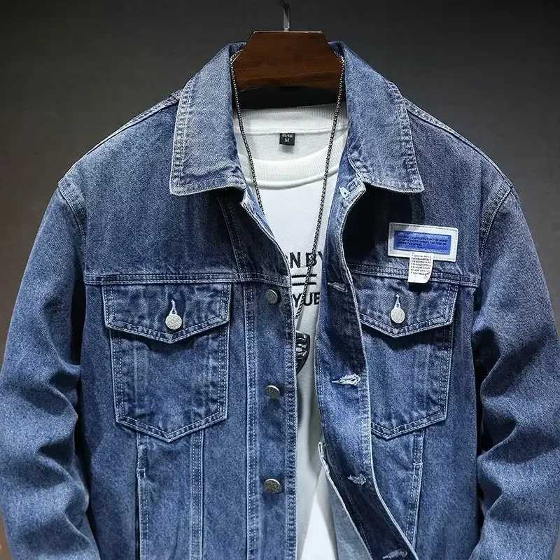 Workwear Jean Jacket Mens New Casual Denim Jacket In Spring And Autumn W250116